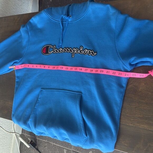 Champion Blue Hoodie for Men - Picture 4 of 10